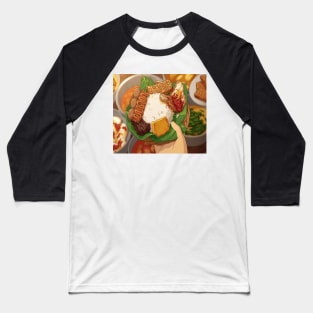 Asian Food Baseball T-Shirt